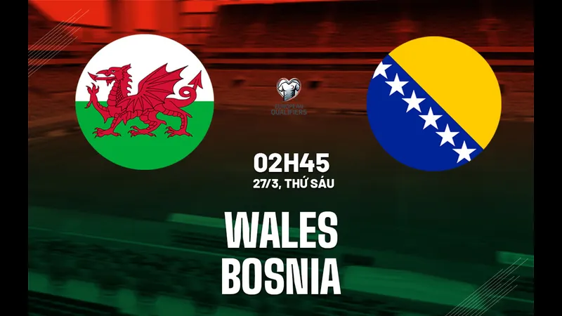 Cầu thủ Wales và Bosnia & Herzegovina cạnh tranh quyết liệt trong trận đấu Cầu thủ Wales và Bosnia & Herzegovina cạnh tranh quyết liệt trong trận đấu