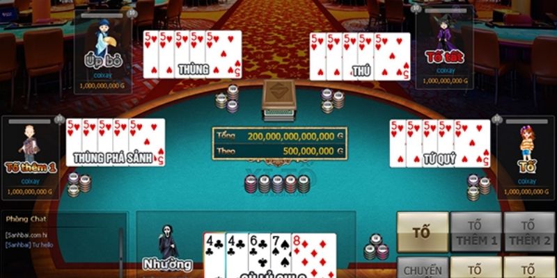 Hướng dẫn chơi Xì Tố tại Jun88 nắm chắc phần thắng trong tay 5 xi to 1 1